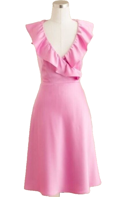 satin ruffle flare dress in pink Sweetheart Neck Royal Blue Prom Dresses, Royal Blue Long Formal Evenin –  Simplepromdress