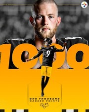 Chris Boswell 1000 Career Points Collage Pittsburgh Steelers 8x10 NFL Photo