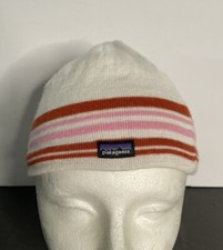 PATAGONIA Kids Striped Wool  Acrylic Beanie Kid Size Small
