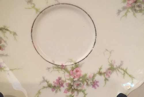 2 Theodore Haviland New York 5 7/8" ROSALINDE Replacement Saucers Plates Dishes - Picture 4 of 6