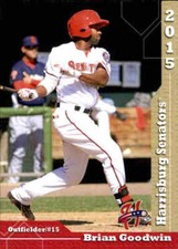 2015 Harrisburg Senators Grandstand #12 Brian Goodwin Rocky Mount North Carolina
