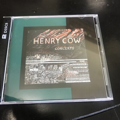 Henry Cow - Concerts - EX 2006 Remastered 2-CD - ReR Promo HC5&6 - Discs Tested