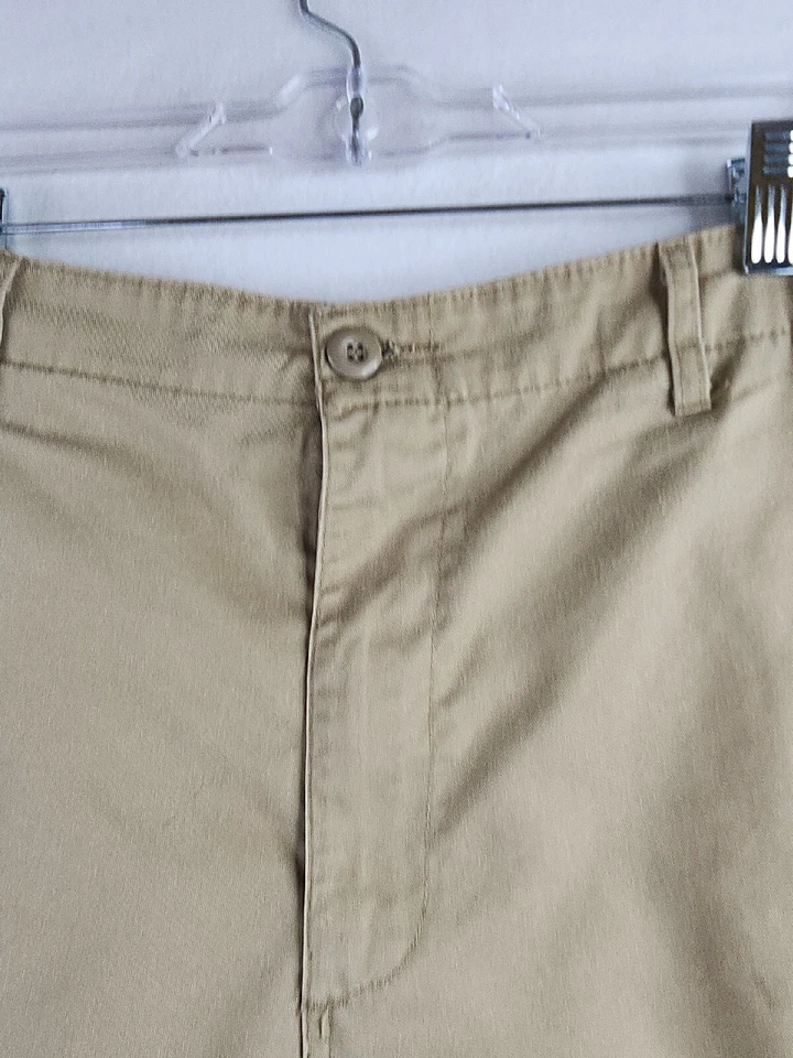 Rothco Tan Military Cargo Pocket Combat Shorts Mens Large Long Distressed - Image 4 of 4