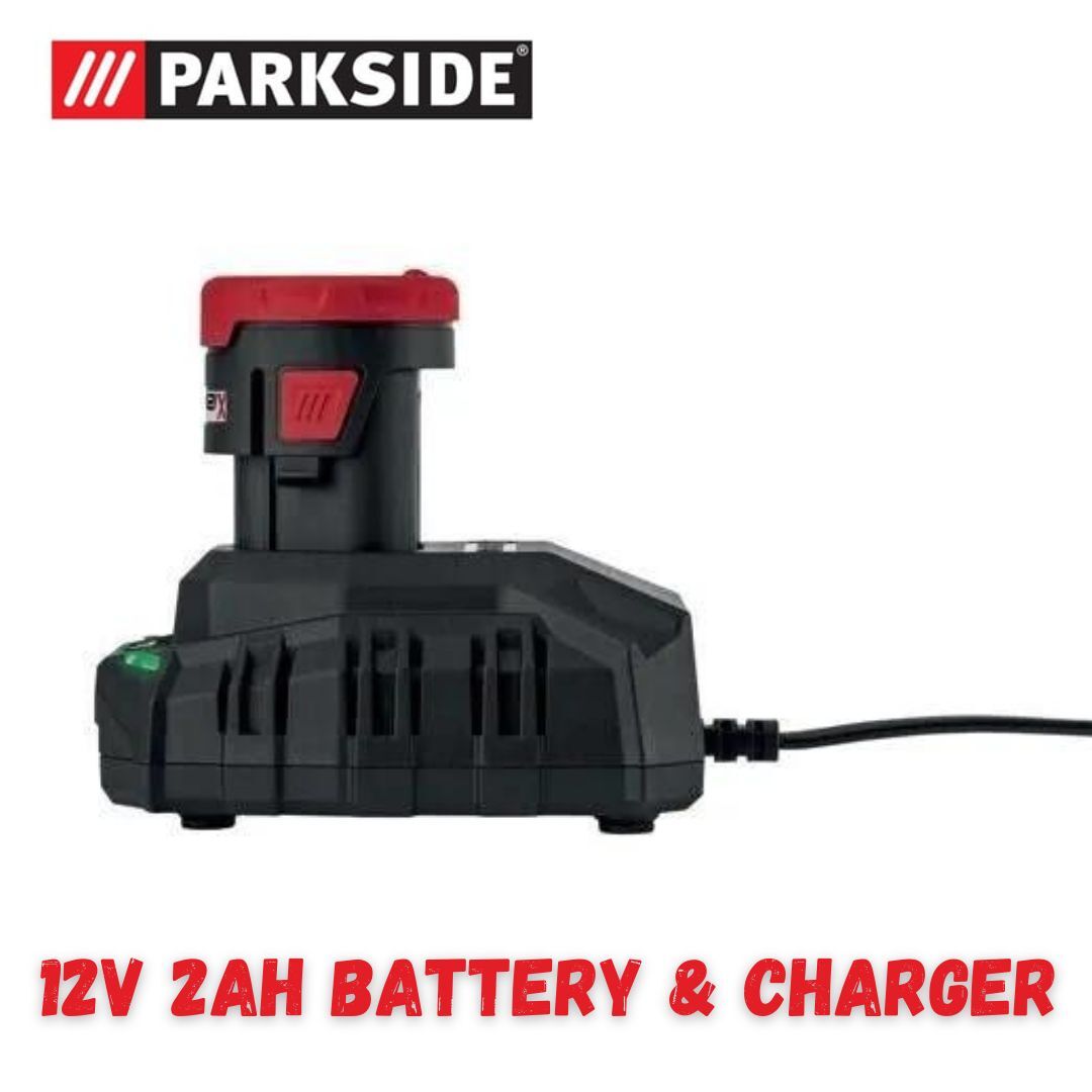Parkside 12V 2Ah 4Ah Battery Or With Charger Fit To All X12V Team