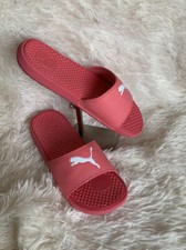 Women’s Slides Size 9 PUMA Cool Cat Sport Sun Kissed Coral-White 371016-16