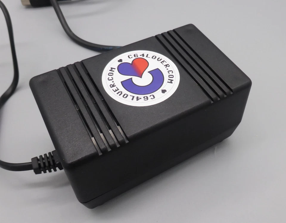 Netzteil für Commodore 64 schwarz .NEU. Power supply for Commodore 64 black. NEW - Bild 2 von 4