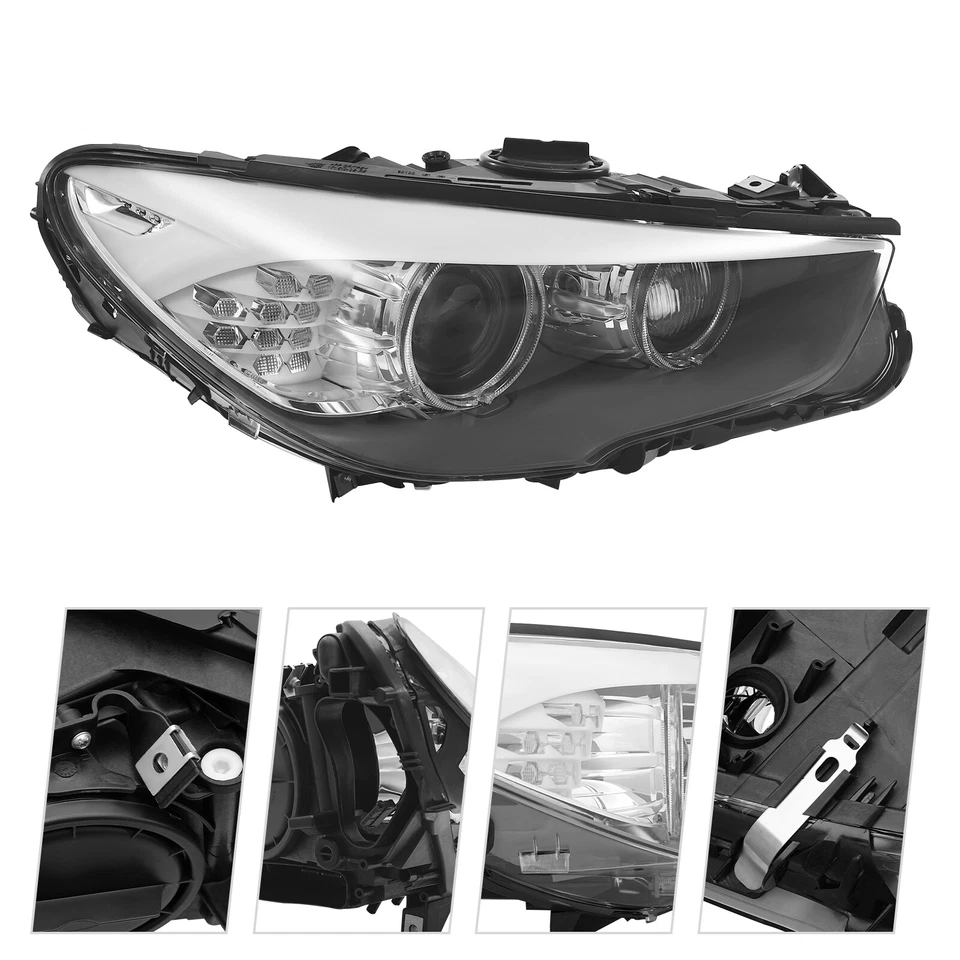 For 2010-2017 BMW 5-Series GT F07 550i 535i Adaptive Xenon Headlight Right Side - Image 4 of 4
