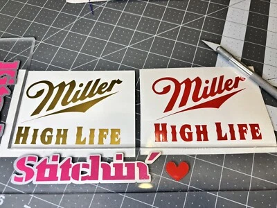 ORACAL Miller High Life Beer Die Cut Vinyl Decal Many Sizes/Colors