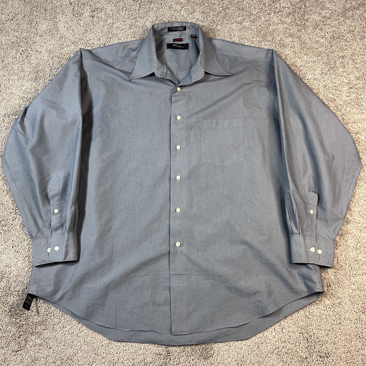 fubu dress shirts Blue Platinum Fubu Dumb Donald Button Up , XXL