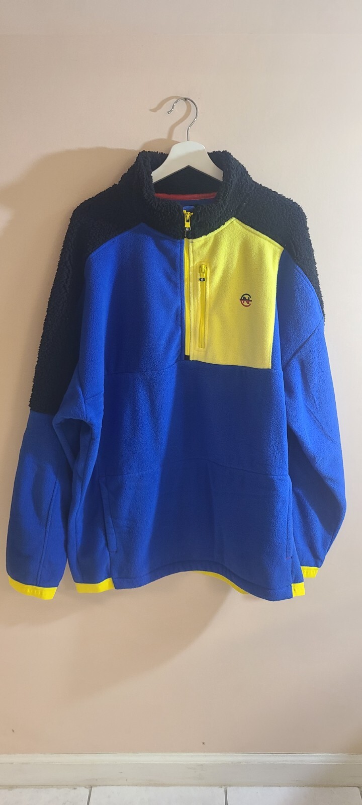 NWT Nautica Competition 1/4 Zipover Jacket Hoodie Vintage Rare Retro Men Sz XXL