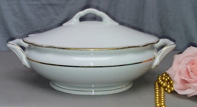 Ovale Suppenterrine Alt Kahla Export F. England u. USA 1931-1944 Schüssel D 1175