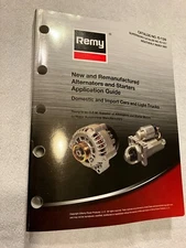 2010 Remy Automotive Alternator & Starter Catalog w/Illustrations for ID
