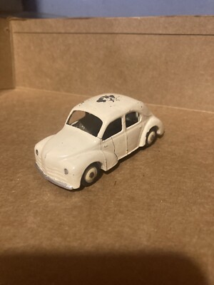 1950s French Made CIJ Renault 4CV Die Cast Toy Model In Cream