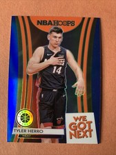 Tyler Herro Rookie Card RC 2019 Hoops Premium Stock We Got Next Blue Prizm #8