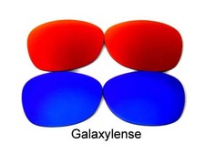 Galaxy Replacement Lenses For Ray Ban RB2132 New Wayfarer Blue Red 55mm 2Pair