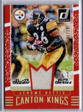2017 Donruss Football Canton Kings Jerome Bettis JERSEY STEELERS  21/25