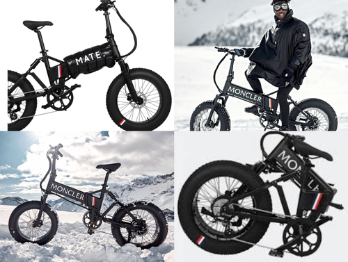MONCLER X MATE Foldable Fat E-Bike 