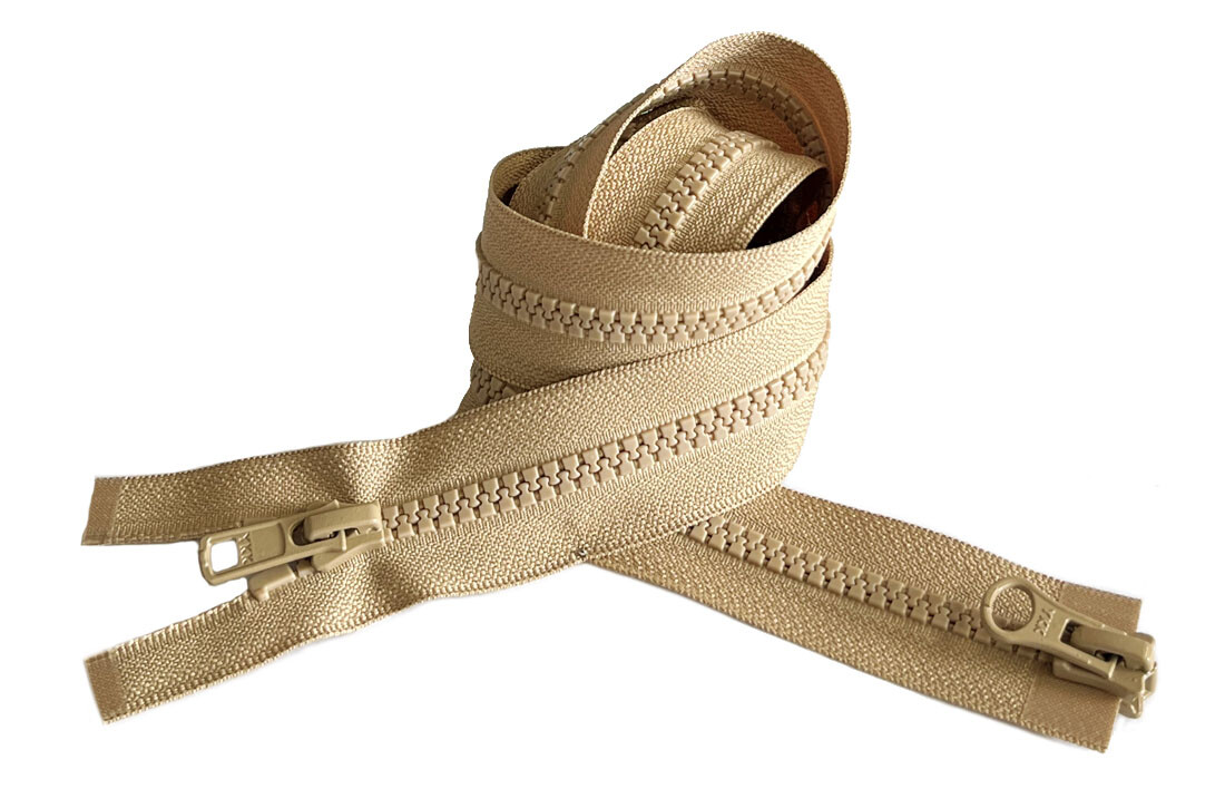 33 Inch YKK #5 VISLON 2-Way Medium Weight Molded Plastic