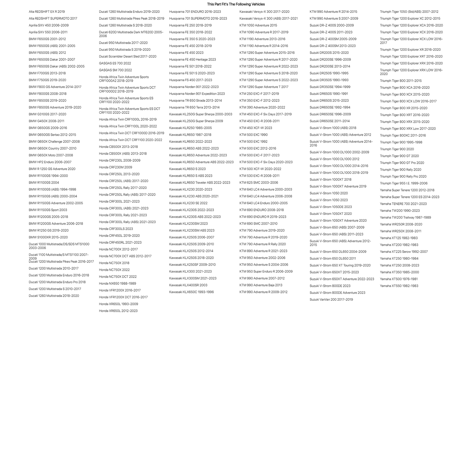 Tusk Olympus Tank Bag Large Black/Grey For KTM 890 Adventure R 2021