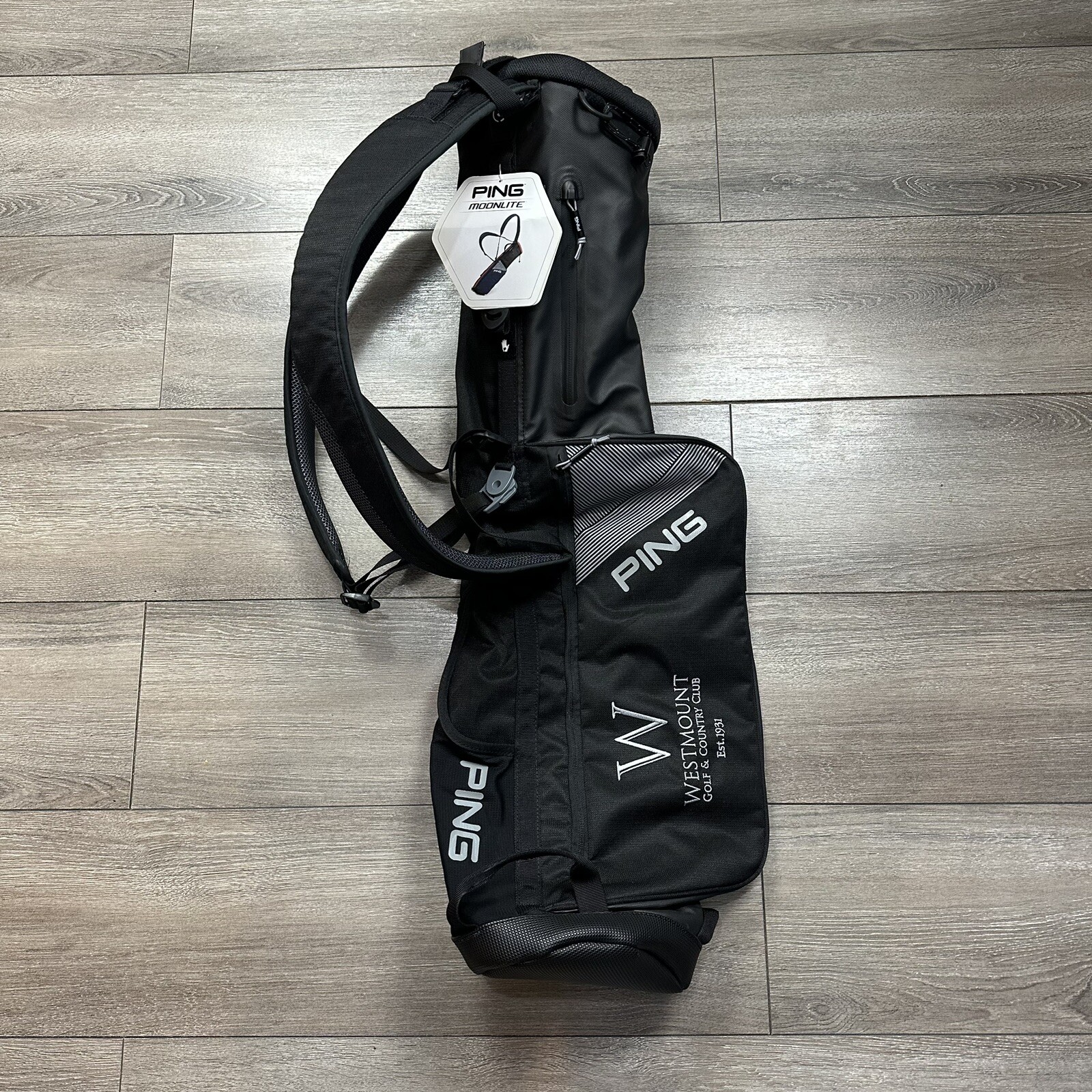 PING Moonlite Sunday Golf Bag New With Tags Embroidered eBay