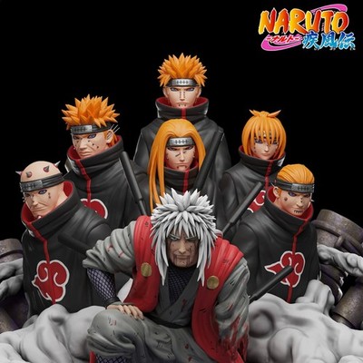 Jiraiya X Sith Paths Of Pain Naruto | Garage Kit DIY Figur Statue BEMALT 3D Mo