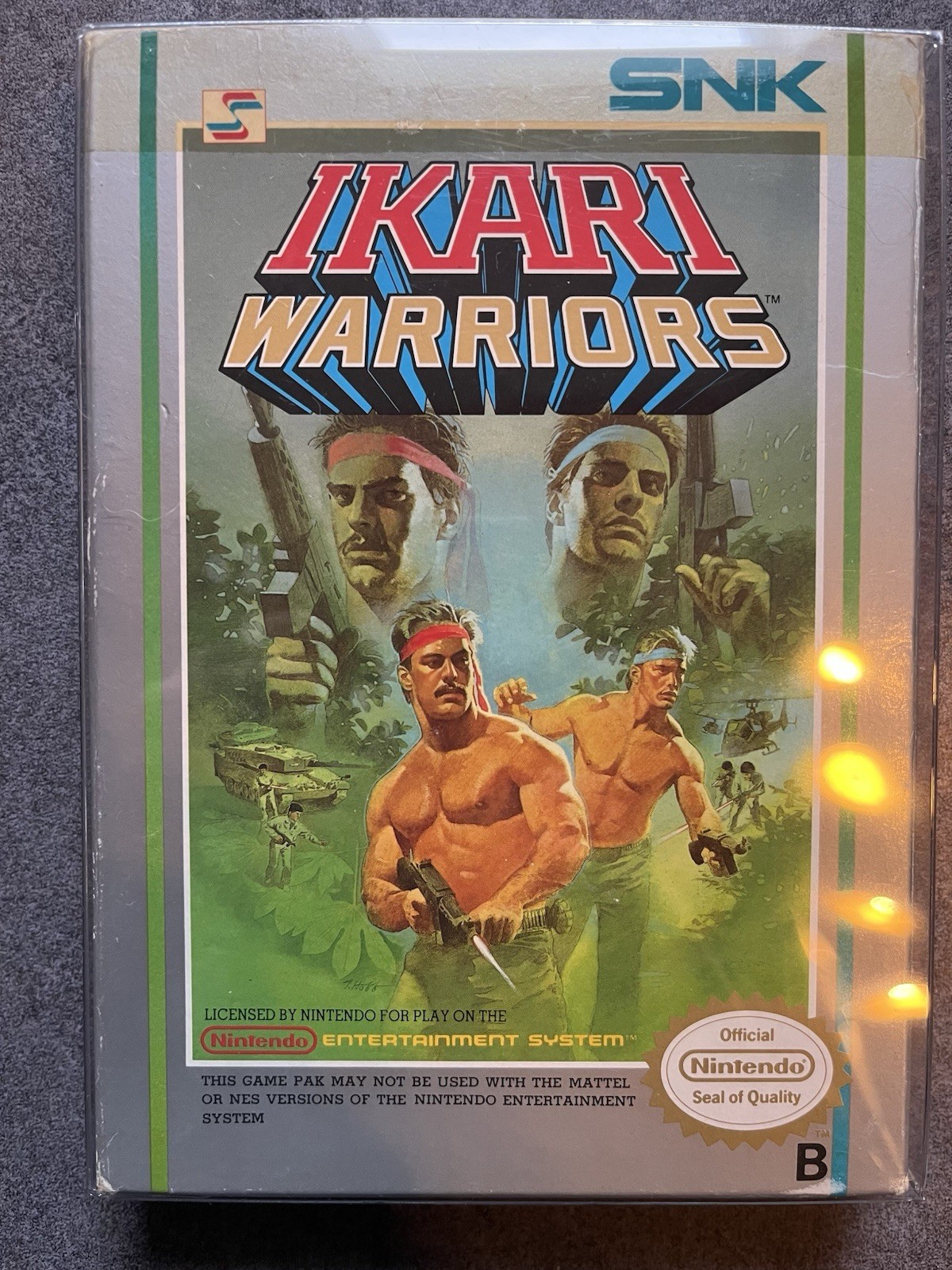 Ikari Warriors NES-IW-FRA jeu boîte complet bon état