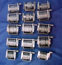 15 LETTERPRESS NUMBERING MACHINES ROBERTS 17C 22C 28C 21C RS65 CC