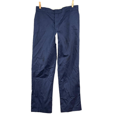 Dickies 874 Flex Work Pants Men 36x32.5* Navy Blue Workwear Streetwear Carpenter