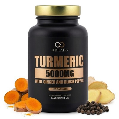 Kurkuma 5000mg   Curcumin mit Ingwer Schwarzer Pfeffer   Vegane Kapseln Multipack
