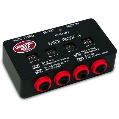 Effektzubehör Disaster Area Designs MIDI Box 4 Effekt Zubehör Effektgeräte Gitar