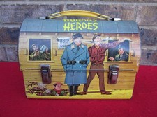 1966 Vintage Aladdin Hogans Heroes Metal Dome Top Lunchbox