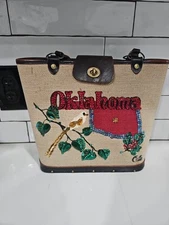 Enid Collins Of Texas Vintage Purse Bag - OKLAHOMA 