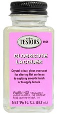 Testors 1161X Glosscote Lacquer 1-3/4 oz Clea...
