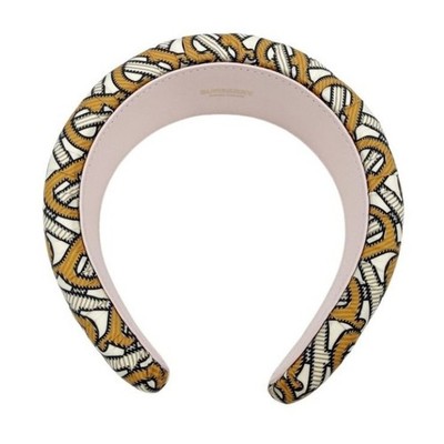 BURBERRY TB Monogram Headband Multicolor Canvas Damen