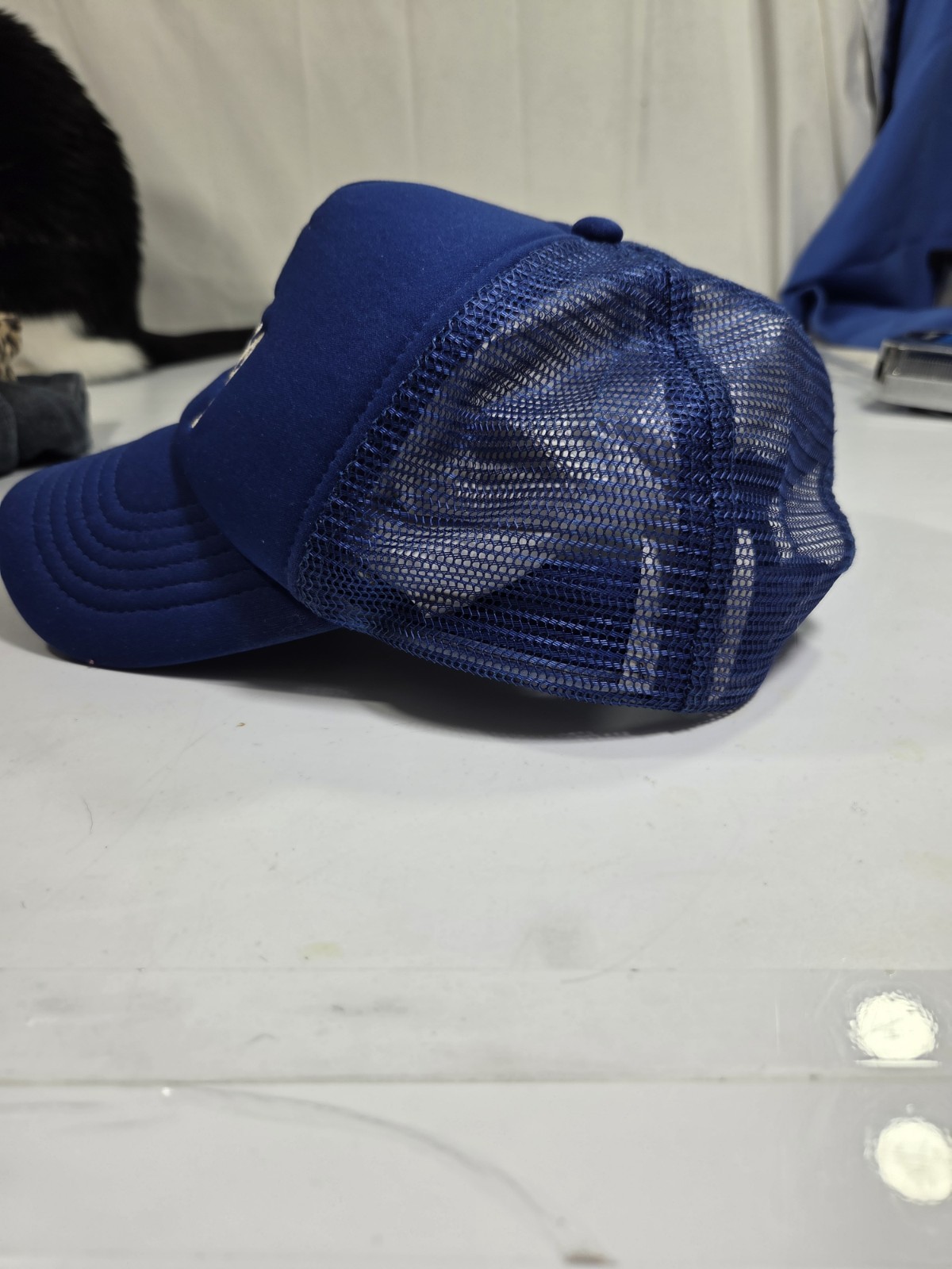 Stussy Big Basic Adjustable Trucker Hat Snap Back… - image 2