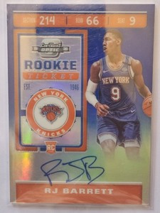 Rj Barrett Contenders Auto for sale | eBay