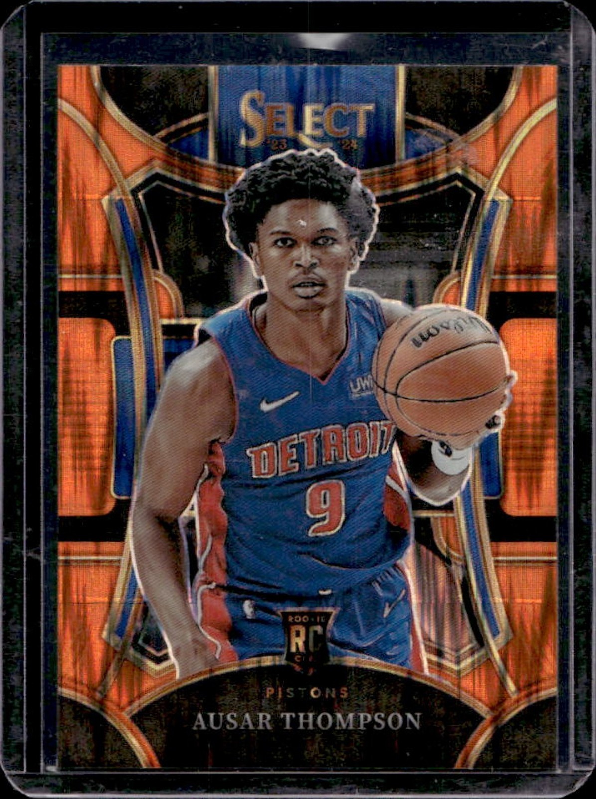 2023-24 Select Ausar Thompson RC Orange Tectonic Prizm Mezzanine #316 Pistons