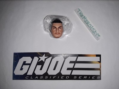 G.I. JOE CLASSIFIED SERIES BUDO HEAD ONLY 174 SHORT HAIR CUSTOM FODDER HASBRO