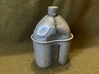 WW1 US Army Aluminum Canteen With Cup 1918 Military Field Gear