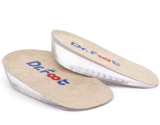 Dr.Foot Adjustable Orthopedic Heel Lift Inserts, Height Increase Insole for Leg