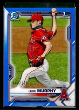 Luke Murphy 2021 Bowman Draft #BDC-167 Chrome Blue Refractor #/150