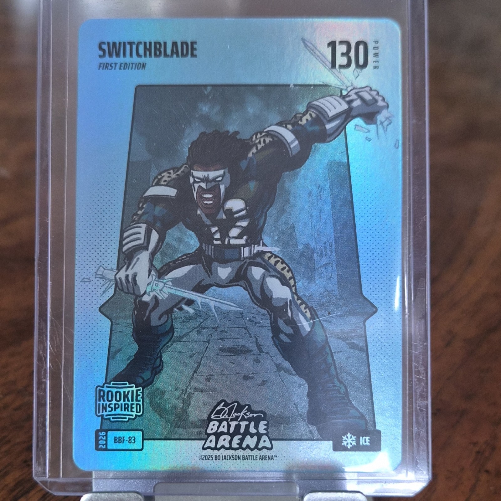 Bo Jackson Battle Arena Switchblade Blue battlefoil BBF-83 Holo 130 Power 2026