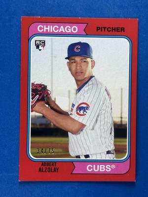 ニュージャージー トレーディングカード 2020 Topps Archives Red #171 Adbert Alzolay Chicago Cubs #/75 | eBay