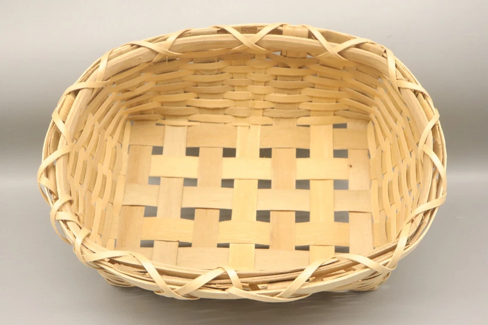 Handwoven Micmac Basket Signed Maine Indigenous Wabanaki Art - Image 2 of 4