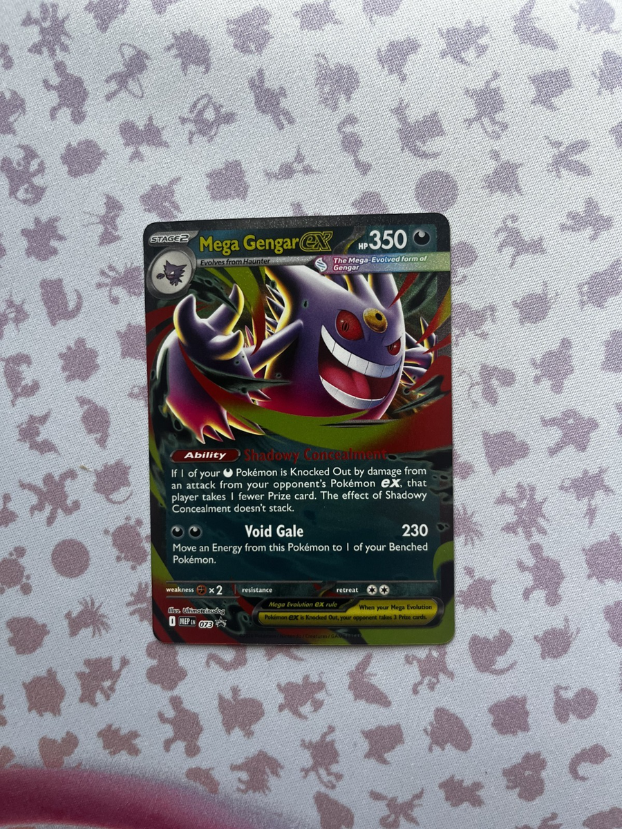 Pokémon TCG Mega Gengar EX 073 Black Star Promo Mega Moonlit Tin