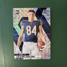 Panini Mosaic 2025 Colston Loveland Rookie Variations Silver Prizm #275 Bears