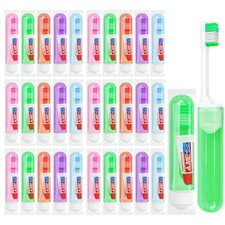 Traveling Toothbrush and Toothpaste 3gram, Disposable Mini Toothbrush With Co...