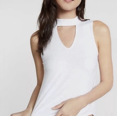 Express white key hole tank