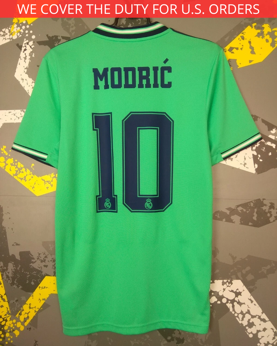 レアル・マドリード MODRIĆ 19 シャツ Luka Modric Signed Real Madrid FC Home Soccer Jersey #19 with