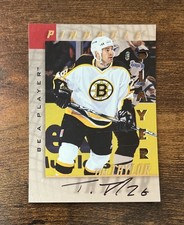 1997-98 Pinnacle Be A Player Foil Die-Cut Autographs Tim Taylor #114 Auto